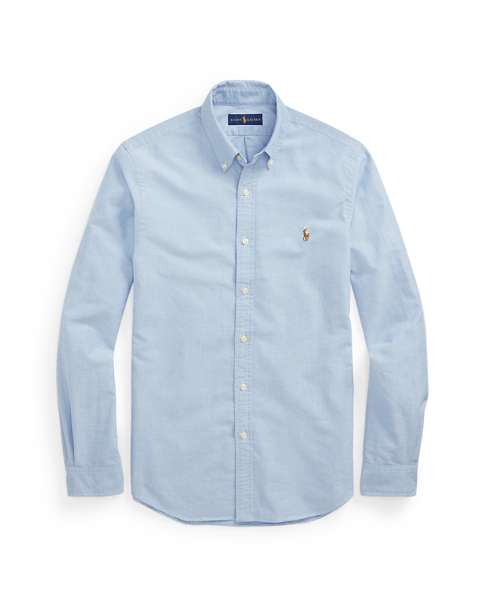 POLO RALPH LAUREN - Chemise Oxford cintrée Bleu - Lothaire