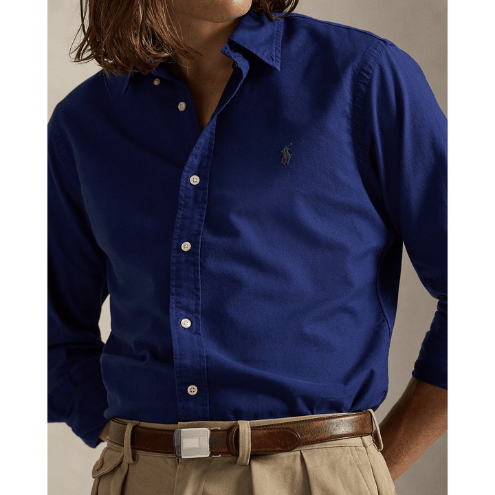 POLO RALPH LAUREN - Chemise Oxford Custom Fit Eau douce - Lothaire