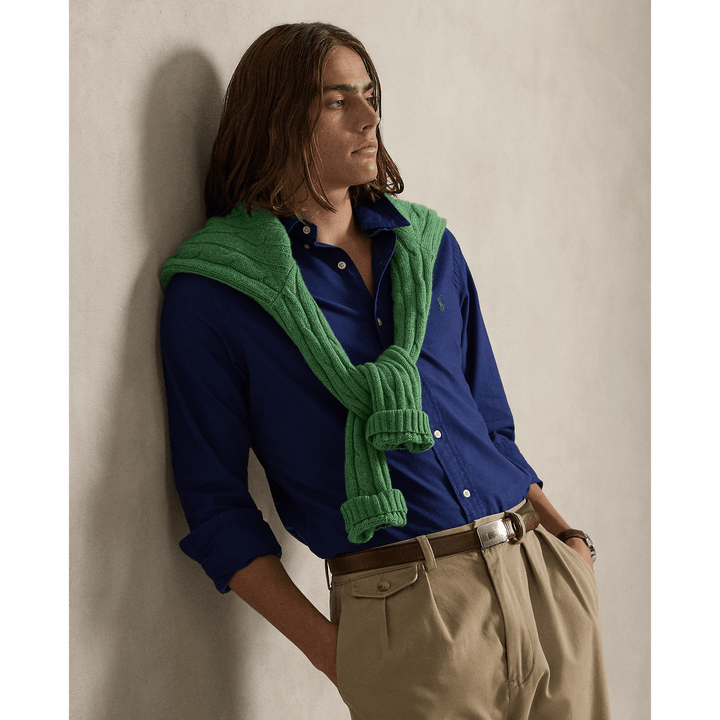 POLO RALPH LAUREN - Chemise Oxford Custom Fit Eau douce - Lothaire