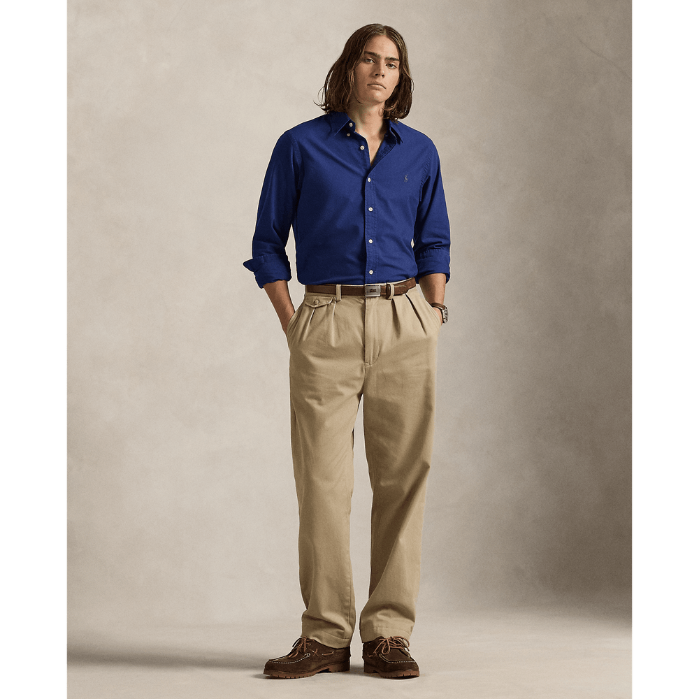 POLO RALPH LAUREN - Chemise Oxford Custom Fit Eau douce - Lothaire