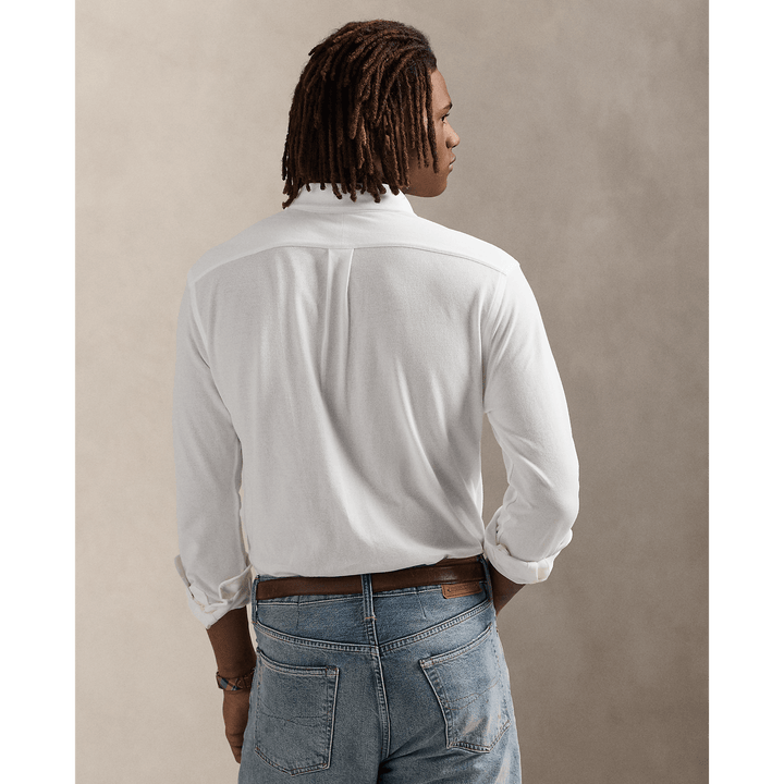 POLO RALPH LAUREN - Chemise Oxford en jersey White - Lothaire