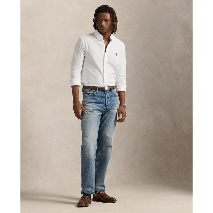POLO RALPH LAUREN - Chemise Oxford en jersey White - Lothaire
