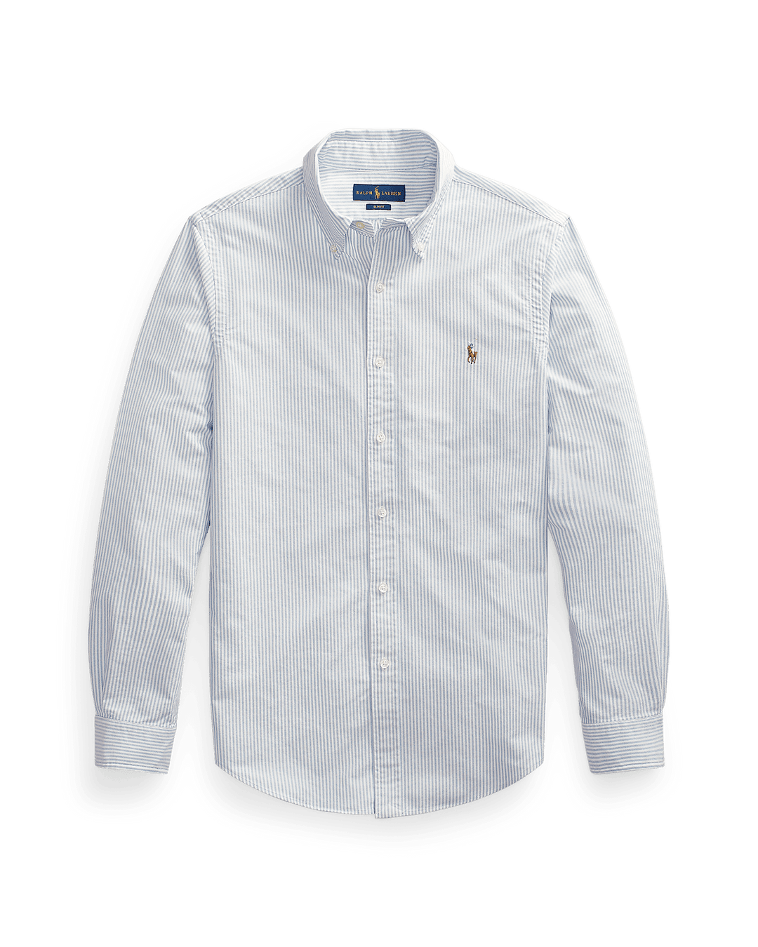 POLO RALPH LAUREN - Chemise Oxford rayée Slim Fit Bleu/Blanc - Lothaire