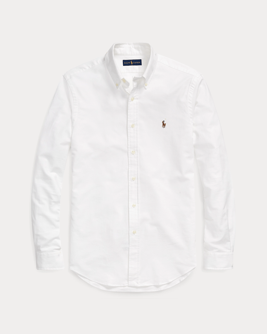 POLO RALPH LAUREN - Chemise Oxford stretch Custom Fit Blanc - Lothaire