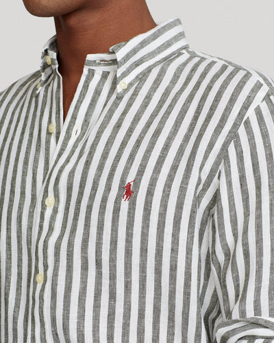 Polo Ralph Lauren - Chemise rayée ajustée en lin 5138B - Lothaire