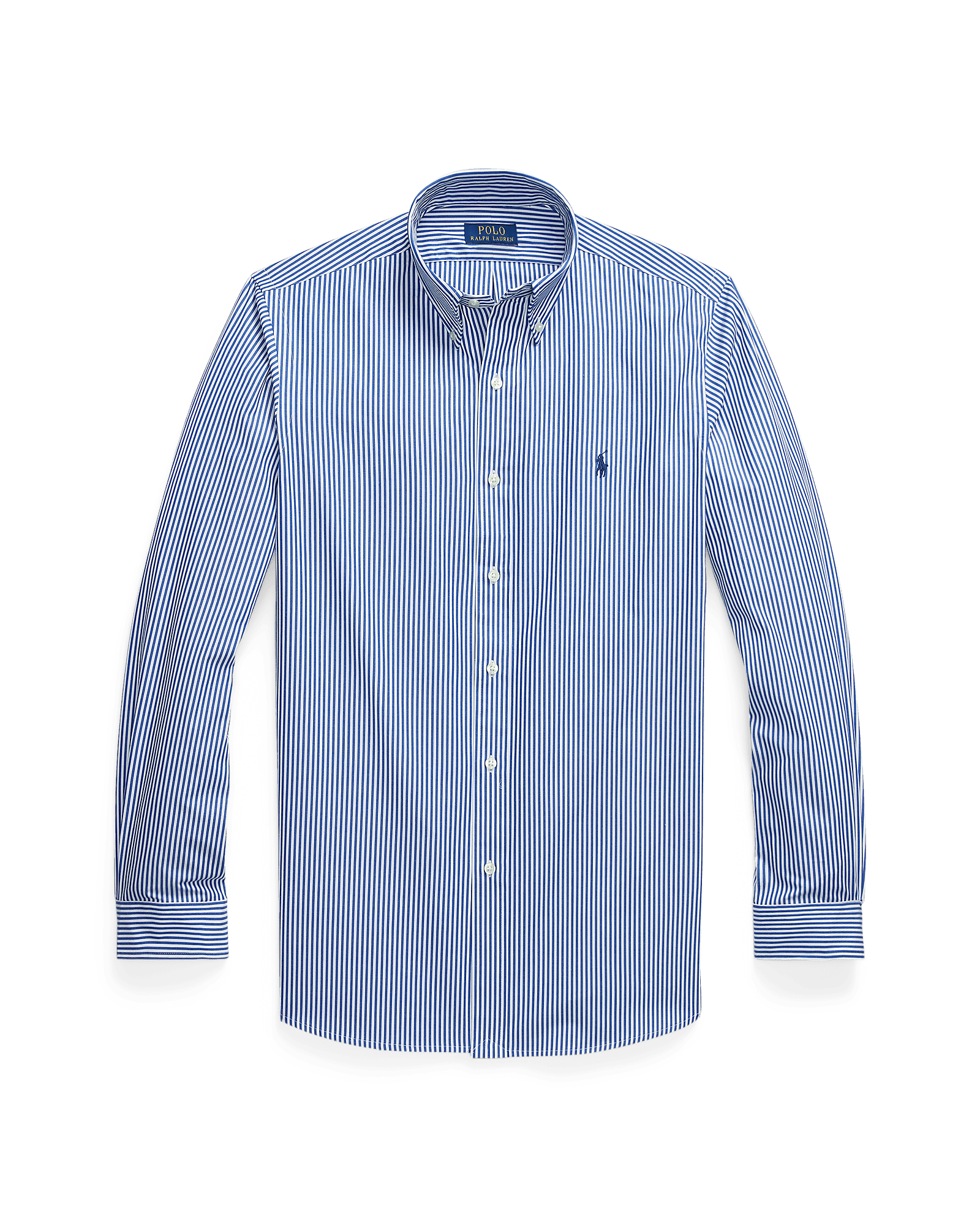 POLO RALPH LAUREN - Chemise rayée cintrée popeline stretch Rayures Ben ...