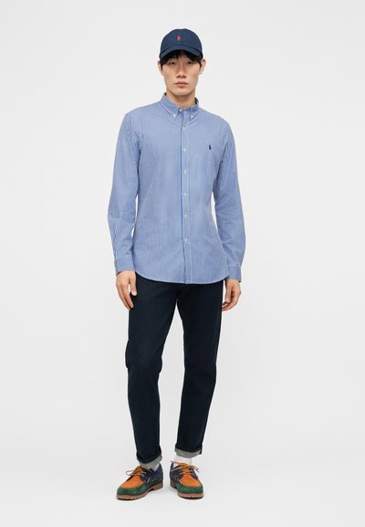 POLO RALPH LAUREN - Chemise rayée en popeline Bleu et Blanc - Lothaire