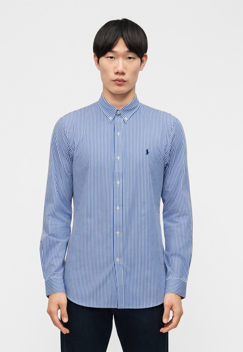POLO RALPH LAUREN - Chemise rayée en popeline Bleu et Blanc - Lothaire