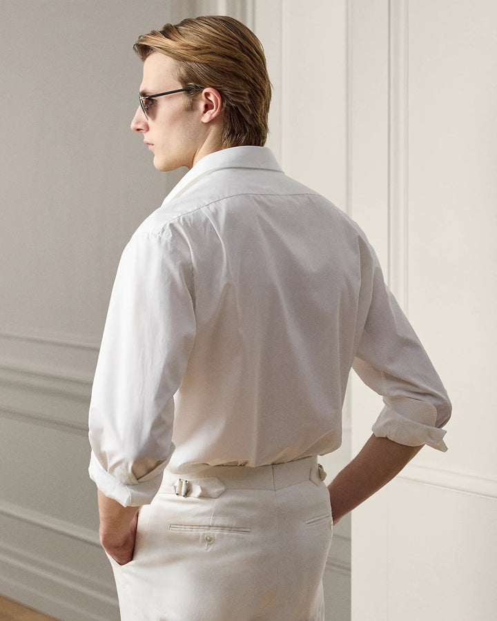 POLO RALPH LAUREN - Chemise Relaxed Fit à monogramme Blanc cassé - Lothaire