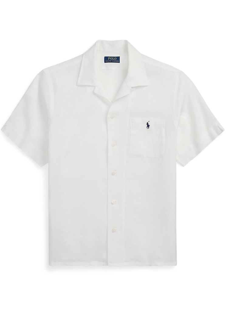 POLO RALPH LAUREN - Chemise safari Classic Fit en lin Blanc - Lothaire