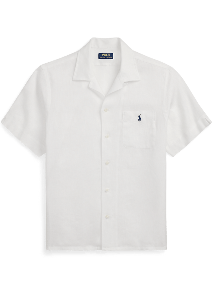 POLO RALPH LAUREN - Chemise safari Classic Fit en lin Blanc - Lothaire