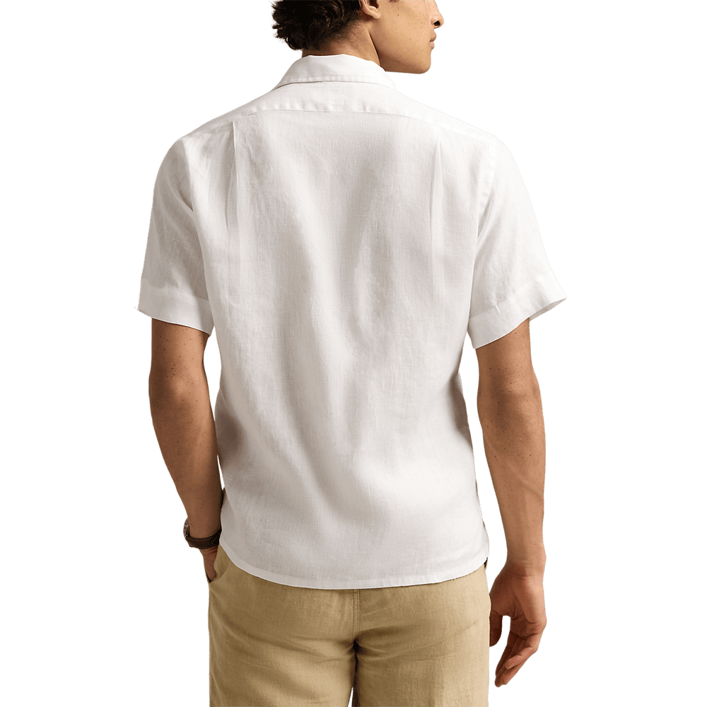 POLO RALPH LAUREN - Chemise safari Classic Fit en lin Blanc - Lothaire