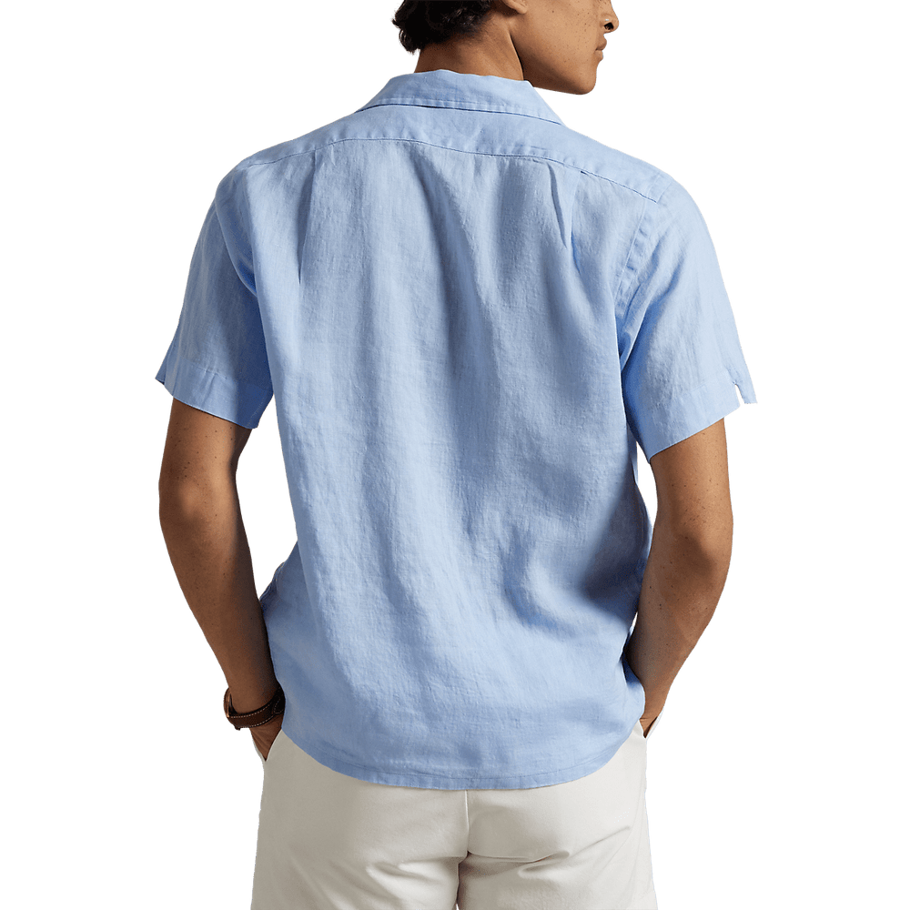 POLO RALPH LAUREN - Chemise safari Classic Fit en lin Bleu ciel - Lothaire