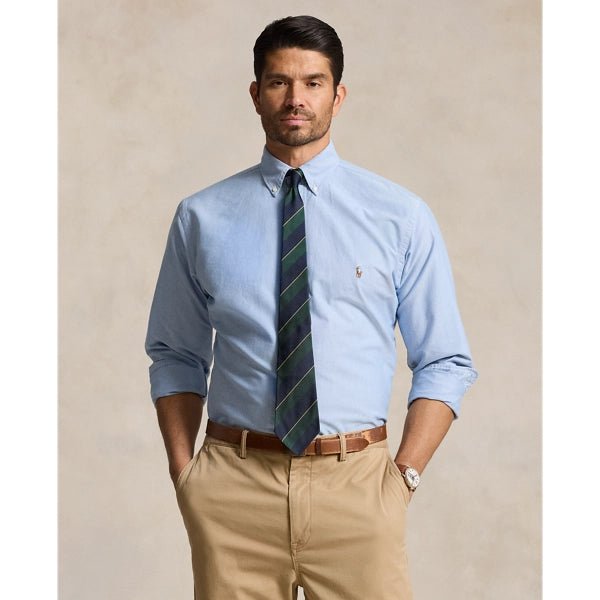 POLO RALPH LAUREN - Chemise The Iconic Oxford Shirt Bleu - Lothaire