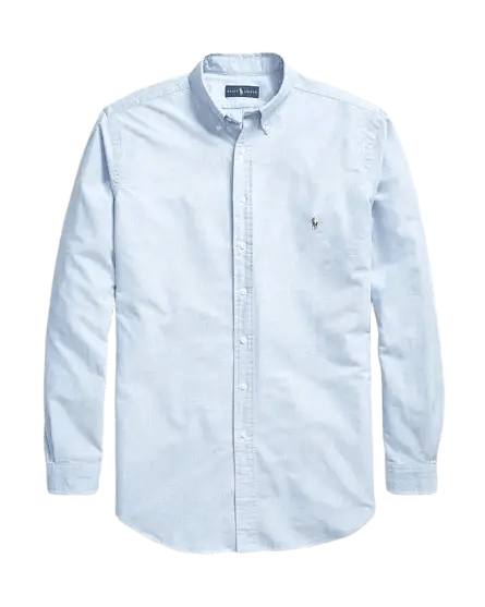 POLO RALPH LAUREN - Chemise The Iconic Oxford Shirt Bleu - Lothaire