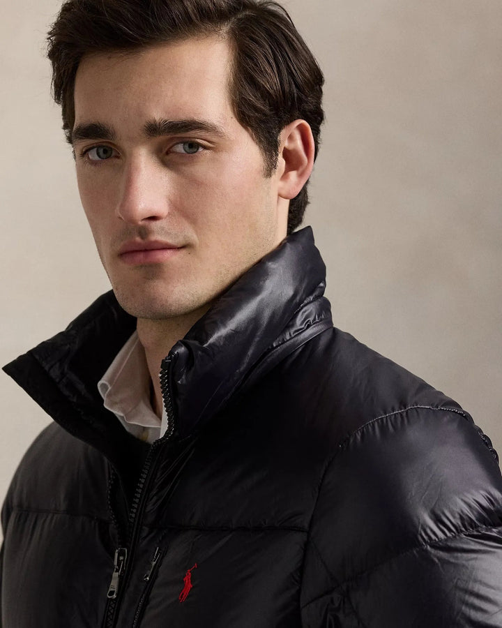 POLO RALPH LAUREN - Doudoune brillante Gorham Noir Polo Brillant - Lothaire