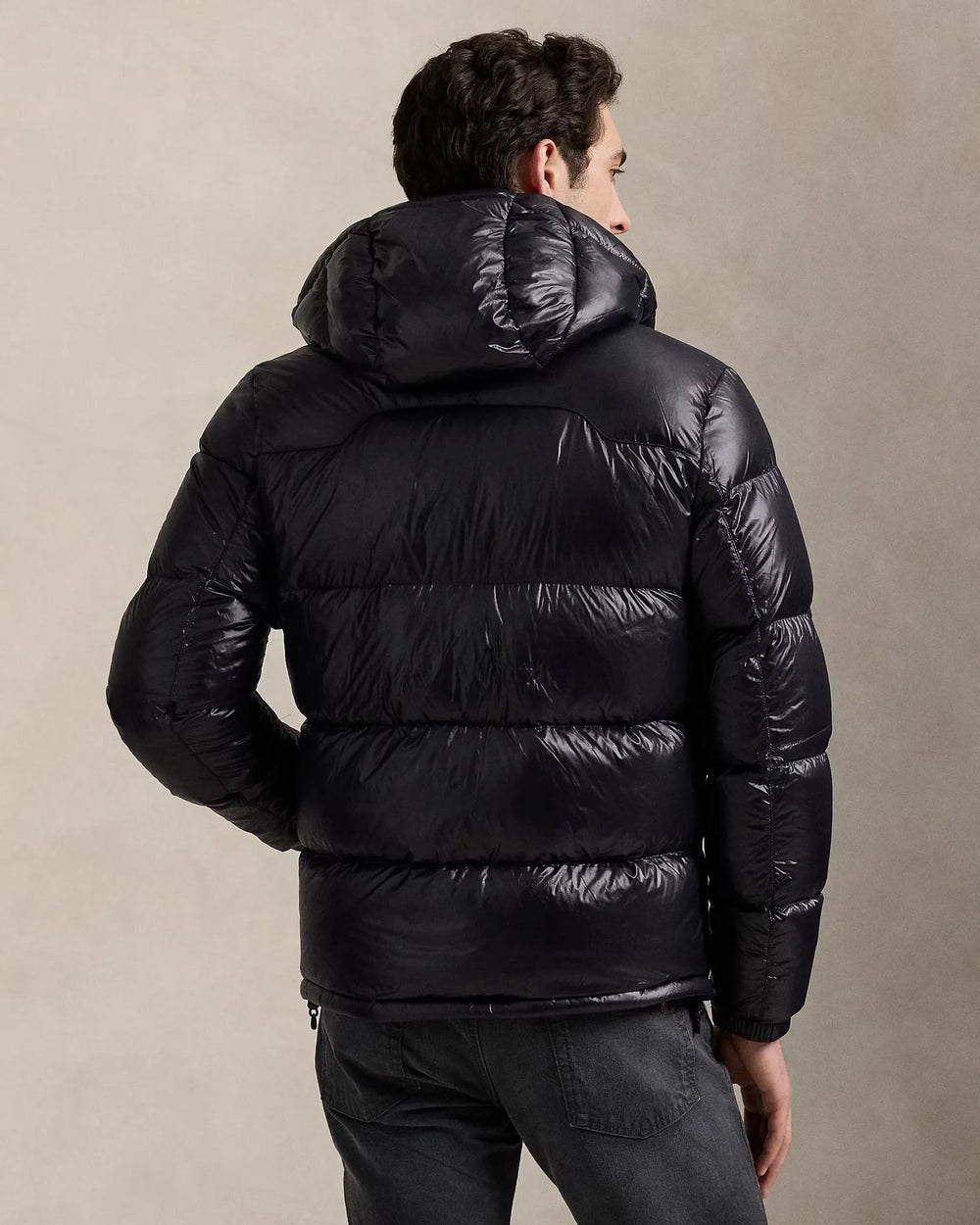 POLO RALPH LAUREN - Doudoune brillante Gorham Noir Polo Brillant - Lothaire
