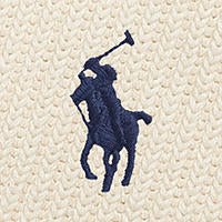POLO RALPH LAUREN - Écharpe côtelée en coton Crème Andover - Lothaire