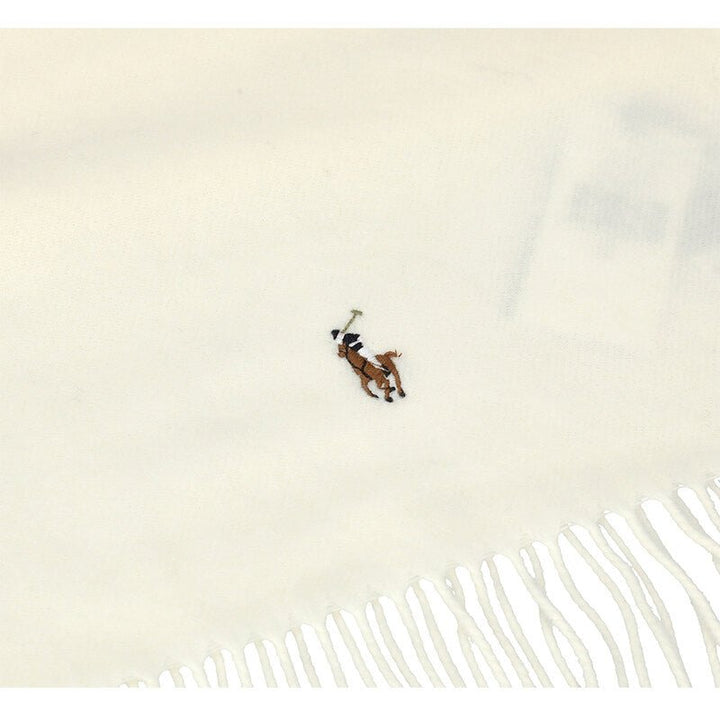 POLO RALPH LAUREN – Écharpe en laine à logo Pony Crème - Lothaire