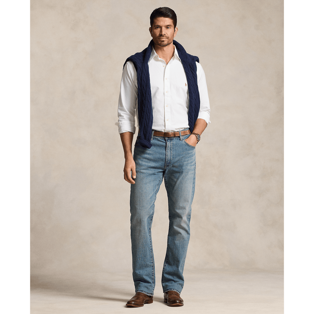 POLO RALPH LAUREN - La chemise Oxford emblématique Blanche - Lothaire