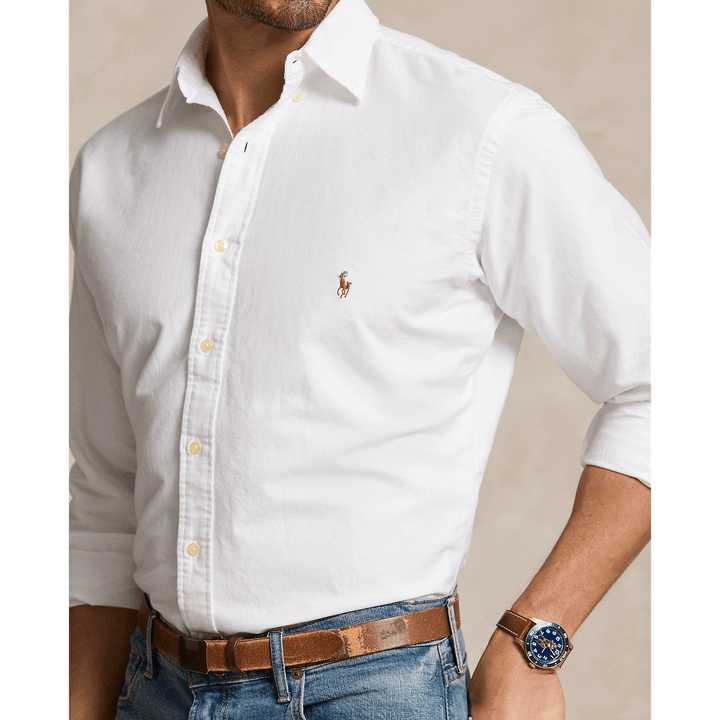 POLO RALPH LAUREN - La chemise Oxford emblématique Blanche - Lothaire