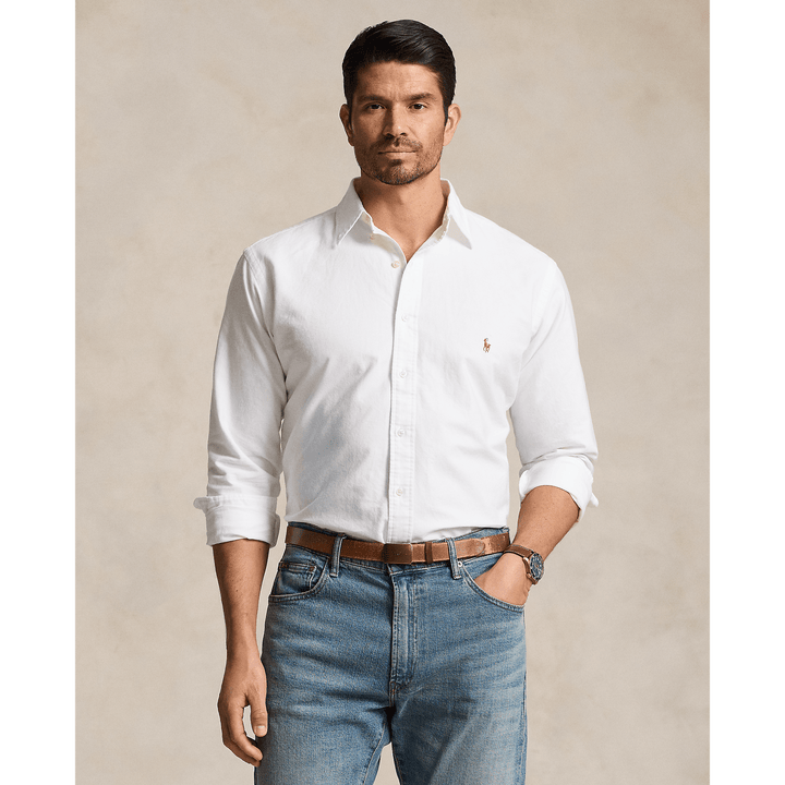 POLO RALPH LAUREN - La chemise Oxford emblématique Blanche - Lothaire
