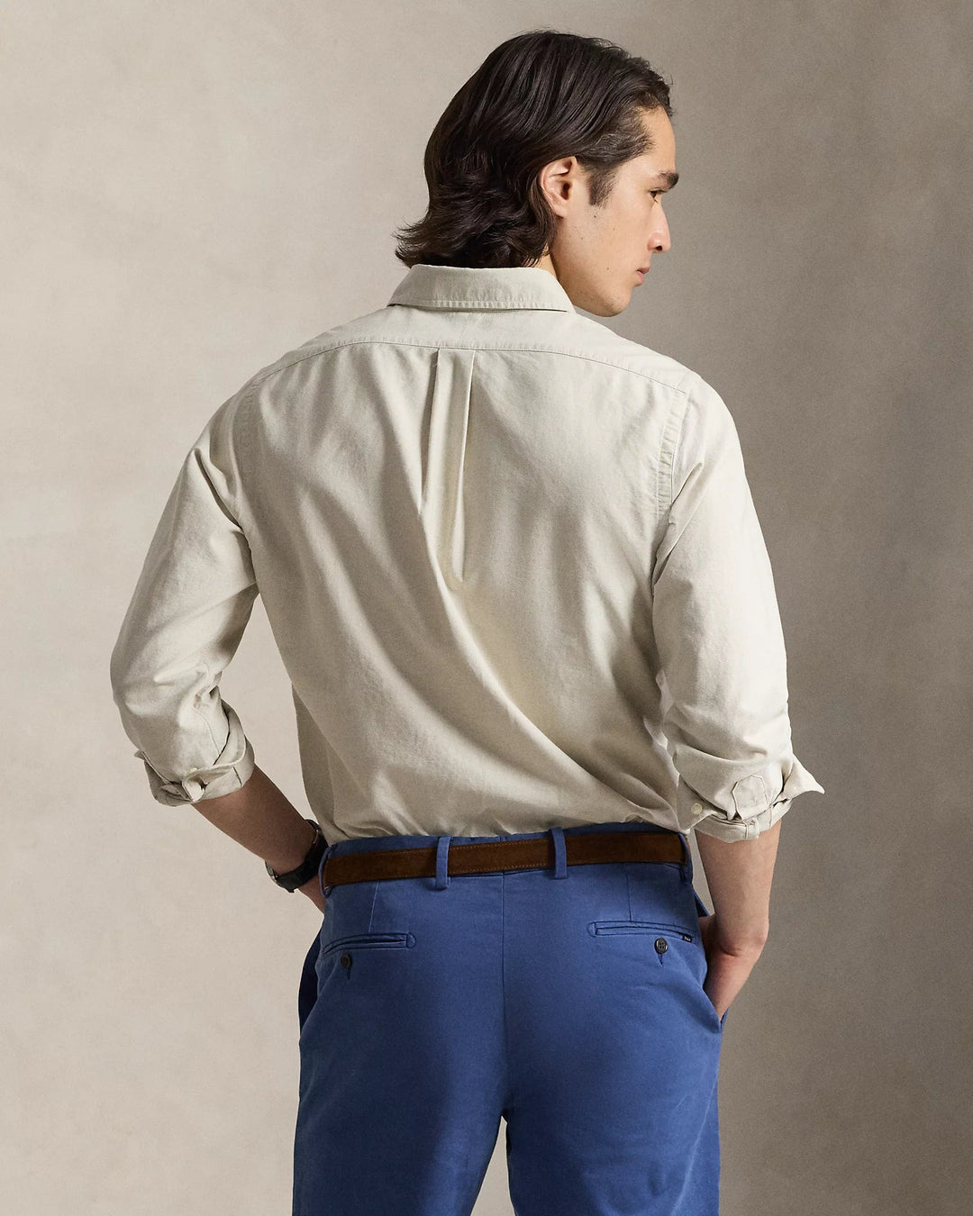 POLO RALPH LAUREN - La chemise Oxford iconique Beige balnéaire - Lothaire