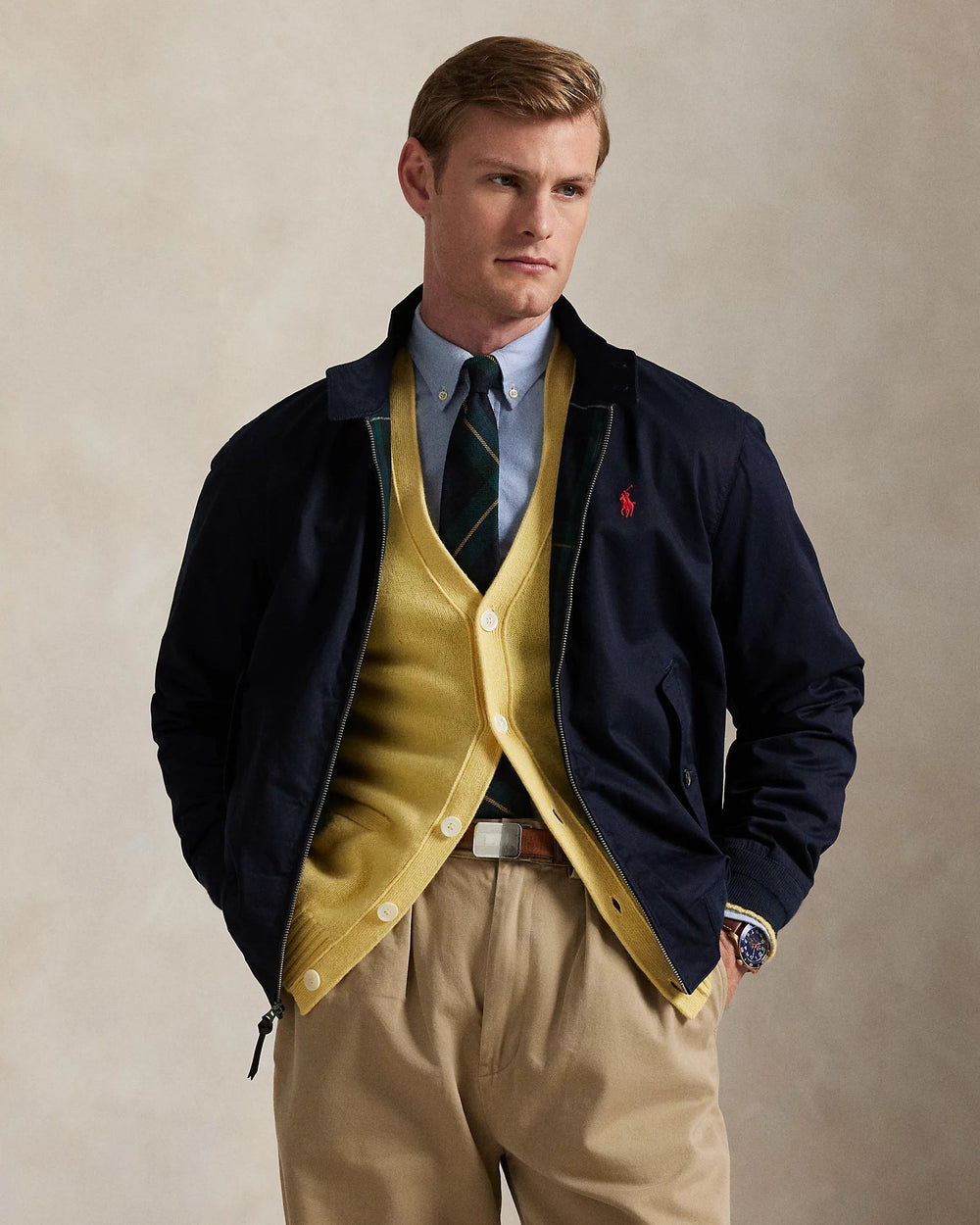 POLO RALPH LAUREN - La veste Bedford en sergé Bleu marine - Lothaire