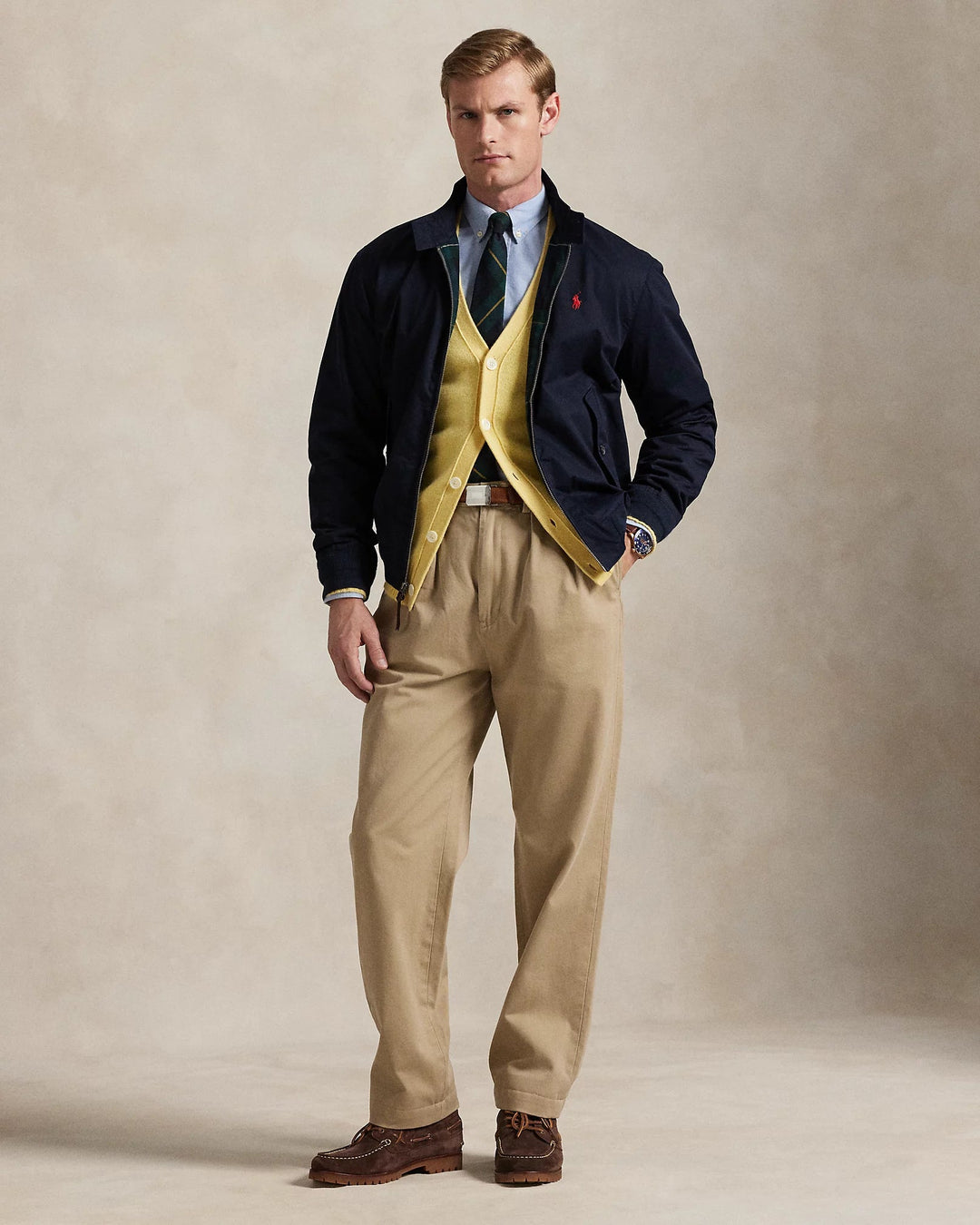 POLO RALPH LAUREN - La veste Bedford en sergé Bleu marine - Lothaire