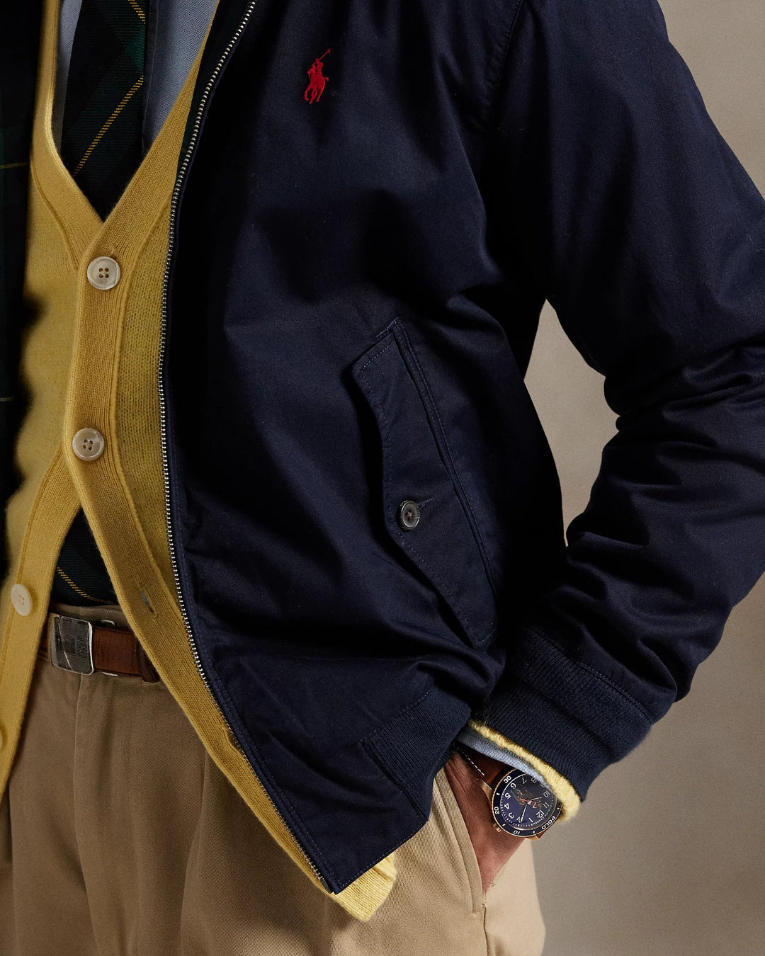 POLO RALPH LAUREN - La veste Bedford en sergé Bleu marine - Lothaire