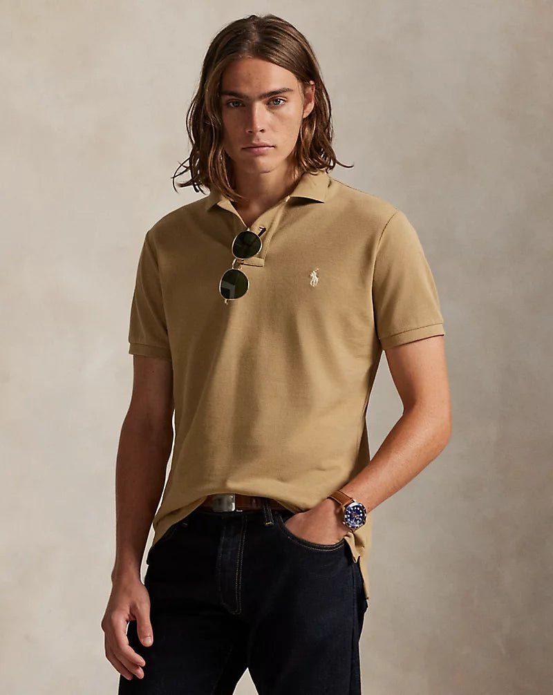 POLO RALPH LAUREN - Le polo iconique en coton piqué Beige - Lothaire