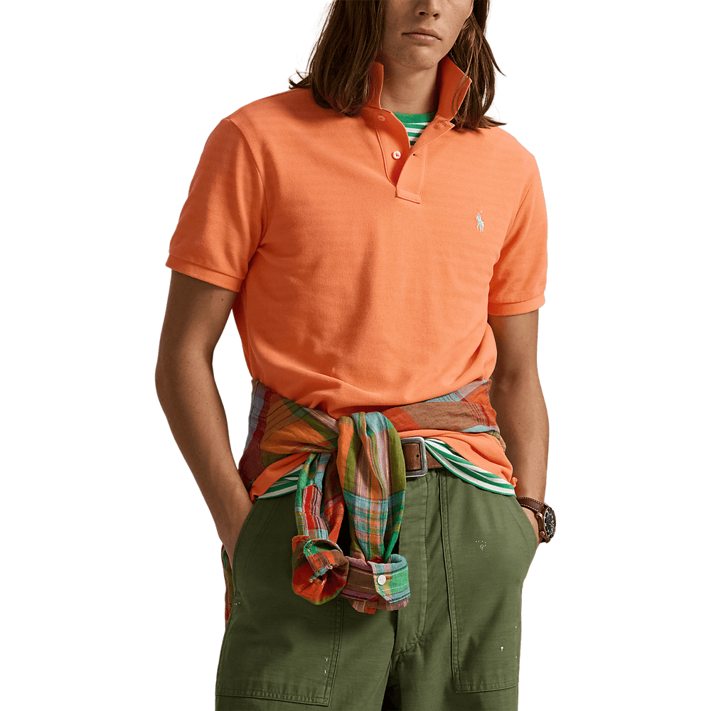 POLO RALPH LAUREN - Le polo iconique en coton piqué Orange - Lothaire