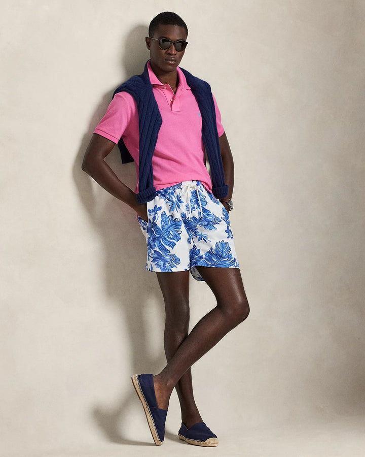 POLO RALPH LAUREN - Le polo iconique en coton piqué Rose baja - Lothaire