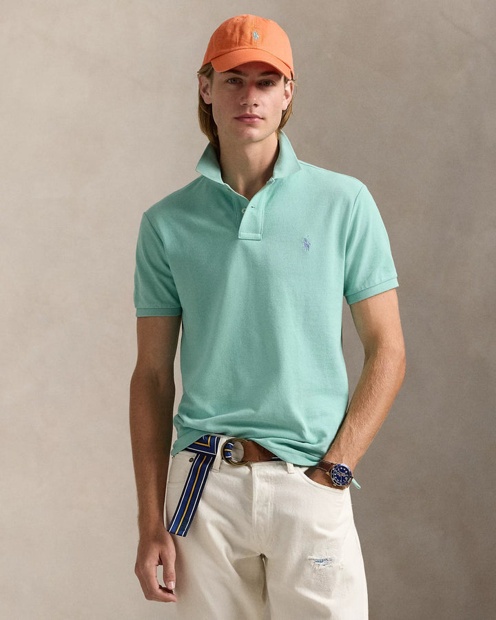 POLO RALPH LAUREN - Le polo iconique en coton piqué Vert céladon - Lothaire