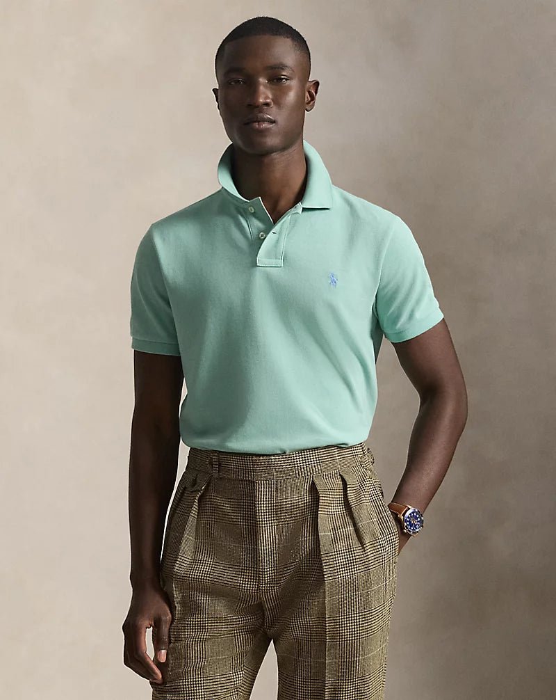 POLO RALPH LAUREN - Le polo iconique en coton piqué Vert céladon - Lothaire