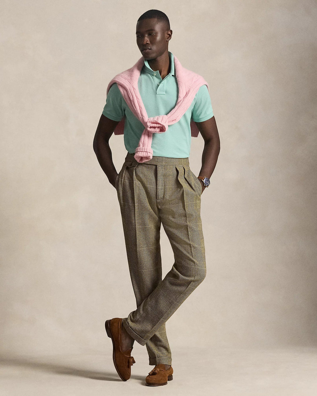 POLO RALPH LAUREN - Le polo iconique en coton piqué Vert céladon - Lothaire