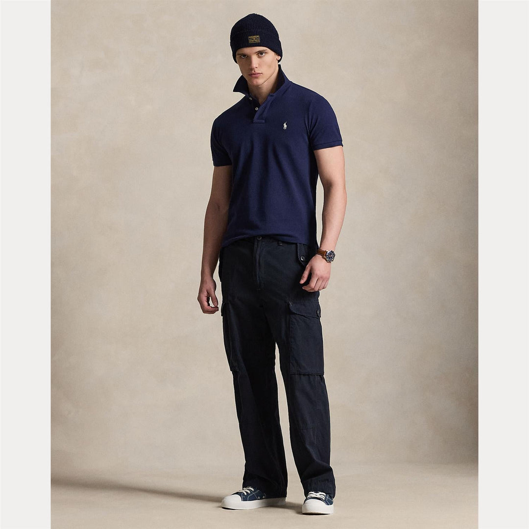 POLO RALPH LAUREN - Le polo iconique en maille Bleu marine - Lothaire