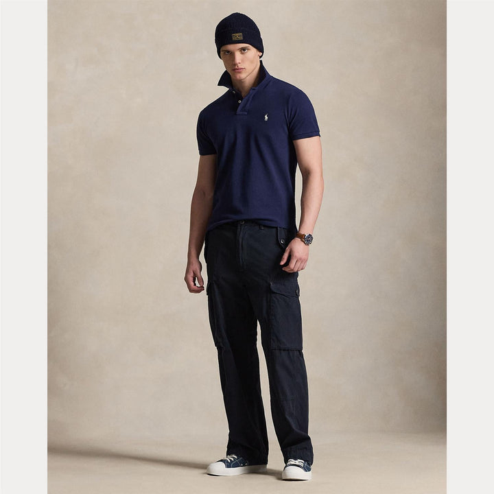 POLO RALPH LAUREN - Le polo iconique en maille Bleu marine - Lothaire