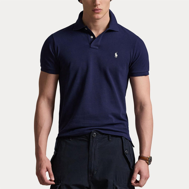 POLO RALPH LAUREN - Le polo iconique en maille Bleu marine - Lothaire
