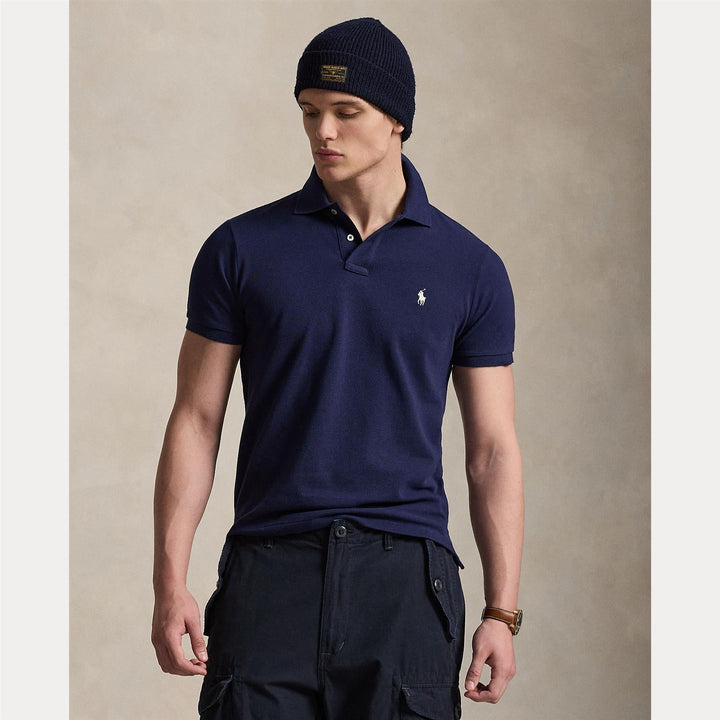 POLO RALPH LAUREN - Le polo iconique en maille Bleu marine - Lothaire