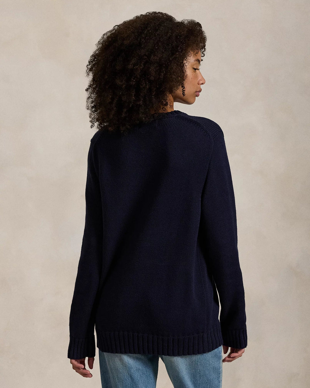 POLO RALPH LAUREN - Le pull à drapeau emblématique Bleu marine - Lothaire