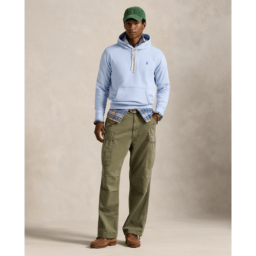 POLO RALPH LAUREN - Le sweat à capuche RL en molleton Stockport Blue - Lothaire