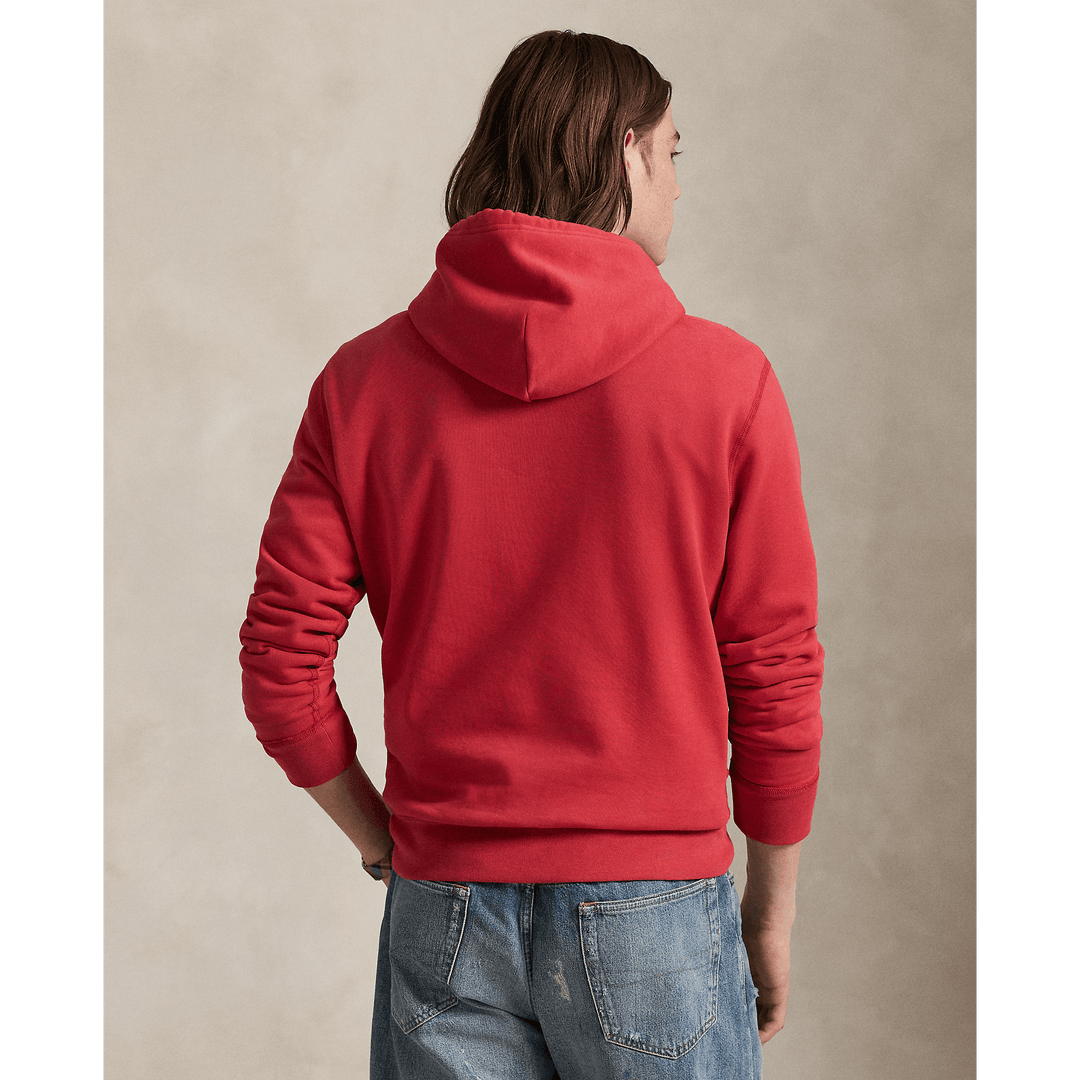 POLO RALPH LAUREN - Le sweat à capuche RL en molleton Sunrise Red - Lothaire