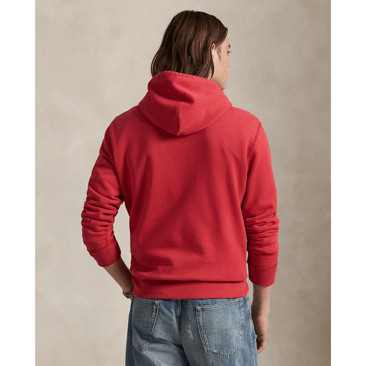 POLO RALPH LAUREN - Le sweat à capuche RL en molleton Sunrise Red - Lothaire
