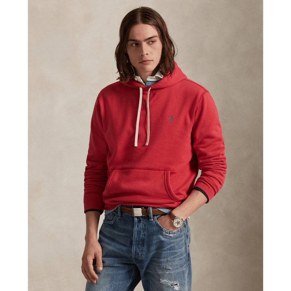 POLO RALPH LAUREN - Le sweat à capuche RL en molleton Sunrise Red - Lothaire
