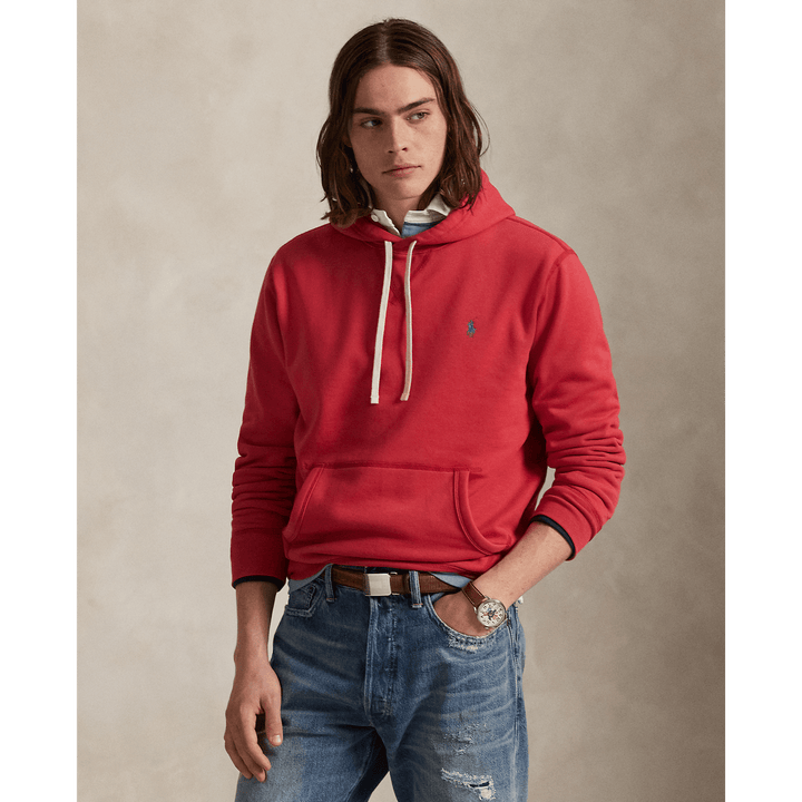 POLO RALPH LAUREN - Le sweat à capuche RL en molleton Sunrise Red - Lothaire