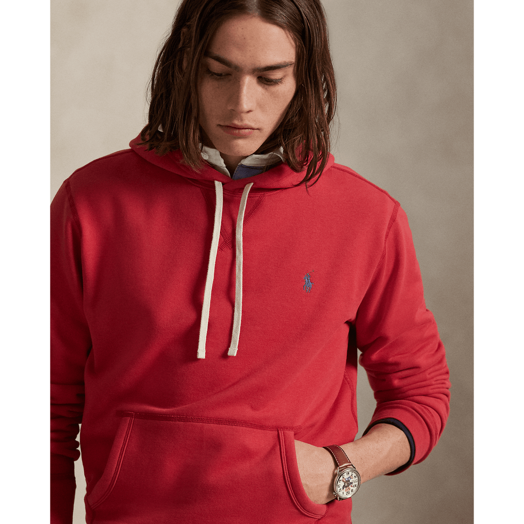 POLO RALPH LAUREN - Le sweat à capuche RL en molleton Sunrise Red - Lothaire