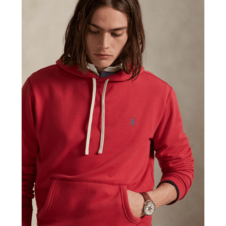 POLO RALPH LAUREN - Le sweat à capuche RL en molleton Sunrise Red - Lothaire
