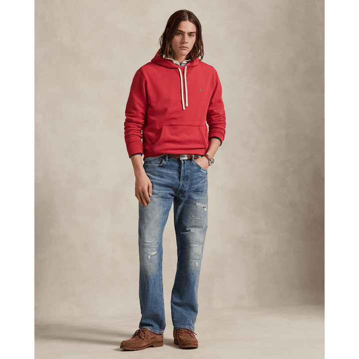 POLO RALPH LAUREN - Le sweat à capuche RL en molleton Sunrise Red - Lothaire