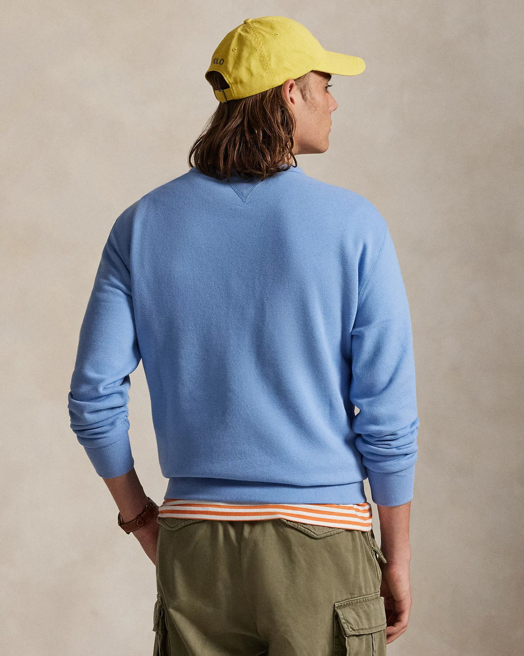 POLO RALPH LAUREN - Le sweat RL en molleton Bleu ciel - Lothaire